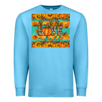 Ocean Blue love fall Premium Sweatshirt - Artiststas