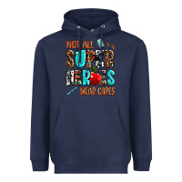 Navy not all super heroes wear capes Heavyweight Hoodie - AdoDesignShop