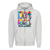 Dove Grey happy last day of school Zipper Hoodie - Zillion Design Studio