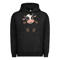 Pigment Black custom cow Urban Hoodie - MaliasSmallBusiness