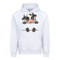 White custom cow Urban Hoodie - MaliasSmallBusiness
