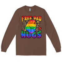 Chestnut free dad hugs Long Sleeve Tee - Zillion Design Studio