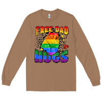 Toasted Coconut free dad hugs Long Sleeve Tee - Zillion Design Studio