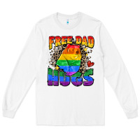White free dad hugs Long Sleeve Tee - Zillion Design Studio