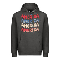 Charcoal Heather america Premium Hoodie - MaliasSmallBusiness