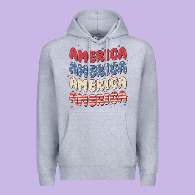 America Premium Hoodie Designed By Maliassmallbusiness