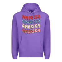 Purple america Premium Hoodie - MaliasSmallBusiness