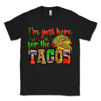 Black i'm just here for the tacos Classic Tee - Zillion Design Studio
