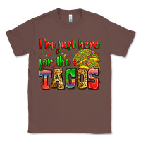 Chestnut i'm just here for the tacos Classic Tee - Zillion Design Studio