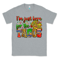 Heather Grey i'm just here for the tacos Classic Tee - Zillion Design Studio