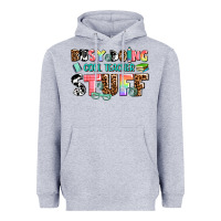 Heather Grey busy doing cool teacher stuff Heavyweight Hoodie - AdoDesignShop