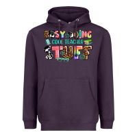 Plum busy doing cool teacher stuff Heavyweight Hoodie - AdoDesignShop