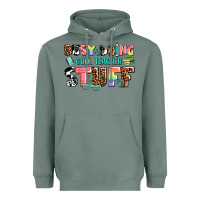 Sage busy doing cool teacher stuff Heavyweight Hoodie - AdoDesignShop