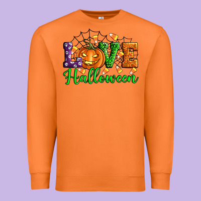 Love Halloween Premium Sweatshirt Designed By Artiststas