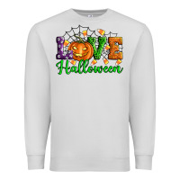 Dove Grey love halloween Premium Sweatshirt - Artiststas