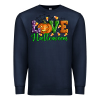 Navy love halloween Premium Sweatshirt - Artiststas