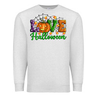 Oatmeal Heather love halloween Premium Sweatshirt - Artiststas