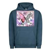 Pigment Midnight Navy bible verse Urban Hoodie - MaliasSmallBusiness