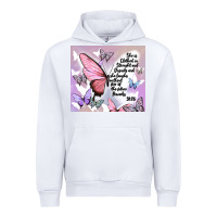White bible verse Urban Hoodie - MaliasSmallBusiness