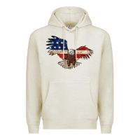 Oatmeal Heather 4th july eagle Premium Hoodie - MaliasSmallBusiness