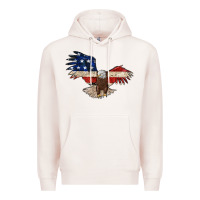 Pale Pink 4th july eagle Premium Hoodie - MaliasSmallBusiness