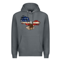 Rock 4th july eagle Premium Hoodie - MaliasSmallBusiness