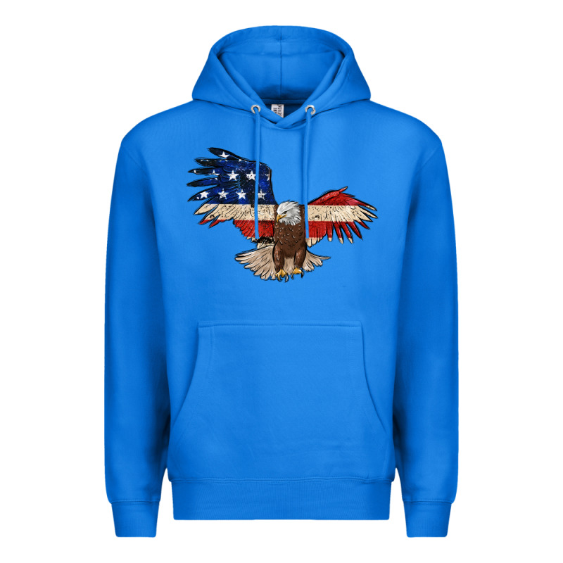 4th July Eagle Premium Hoodie by MaliasSmallBusiness | Teevron