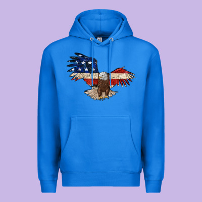 4th July Eagle Premium Hoodie Designed By Maliassmallbusiness