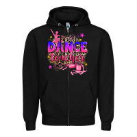Black dance teacher Zipper Hoodie - Zillion Design Studio