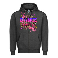 Charcoal Heather dance teacher Zipper Hoodie - Zillion Design Studio