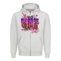 Dove Grey dance teacher Zipper Hoodie - Zillion Design Studio