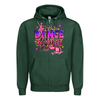 Sports Green dance teacher Zipper Hoodie - Zillion Design Studio