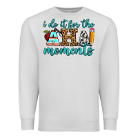 Dove Grey i do it for the aha moments Premium Sweatshirt - BundleAndBundleShop
