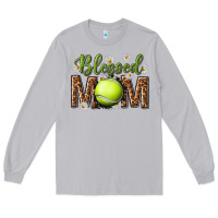 Moon Dust blessed mom with tennis and daisy Long Sleeve Tee - texasbilliewilder