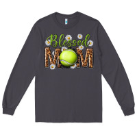 Smoke blessed mom with tennis and daisy Long Sleeve Tee - texasbilliewilder