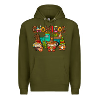 Army Green gnomigos Premium Hoodie - AdoDesignShop