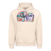 Sandshell unicorn coffee cups Urban Hoodie - NancyCooperArtShop