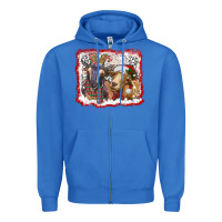 True Royal christmas goats Zipper Hoodie - RanaPortraitStore