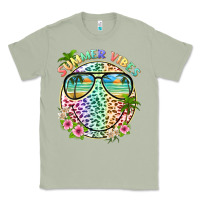 Matcha summer vibes with smile face and leopard Classic Tee - texasbilliewilder