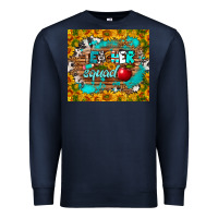 Navy teacher squad tumbler Premium Sweatshirt - BundleAndBundleShop