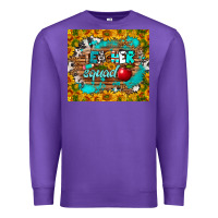Purple teacher squad tumbler Premium Sweatshirt - BundleAndBundleShop