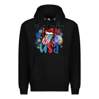 Black party in the usa Premium Hoodie - MaliasSmallBusiness