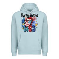 Blue Mist party in the usa Premium Hoodie - MaliasSmallBusiness
