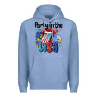 Colony Blue party in the usa Premium Hoodie - MaliasSmallBusiness