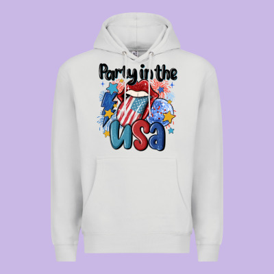 Party In The Usa Premium Hoodie Designed By Maliassmallbusiness