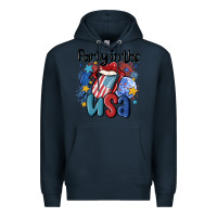 Navy party in the usa Premium Hoodie - MaliasSmallBusiness