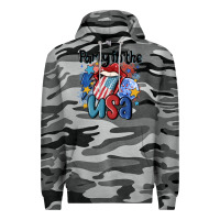 Slate Camo party in the usa Premium Hoodie - MaliasSmallBusiness