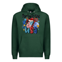 Sports Green party in the usa Premium Hoodie - MaliasSmallBusiness