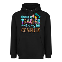 Black being a teacher makes my life complate Heavyweight Hoodie - AdoDesignShop