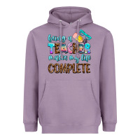 Lavender being a teacher makes my life complate Heavyweight Hoodie - AdoDesignShop